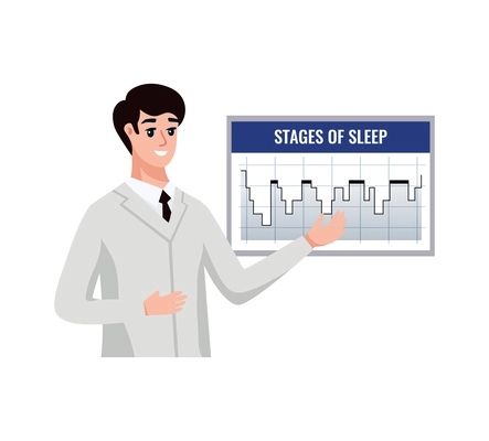 Healthy sleep bedtime composition with isolated sleeping condition icons on blank background vector illustration