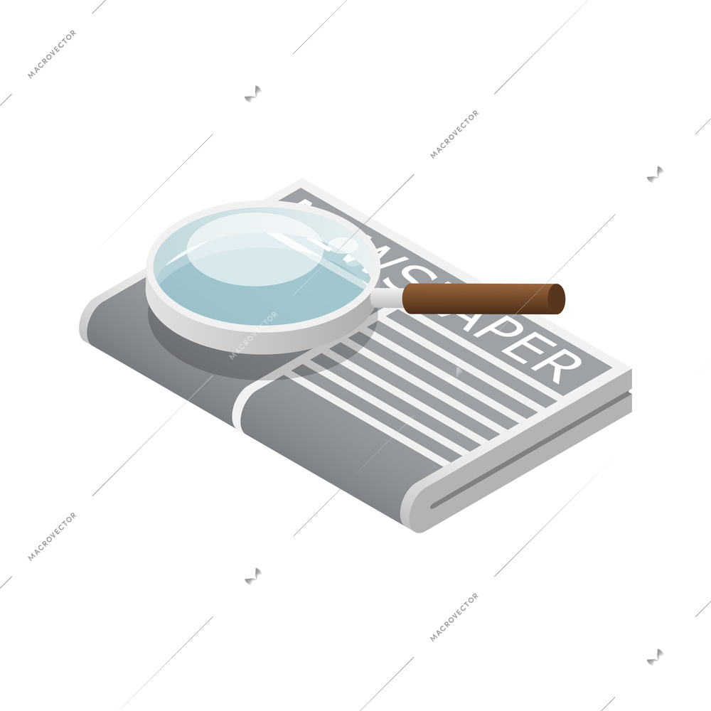 Classic detective isometric composition with secret agents investigators police inspector icons vector illustration