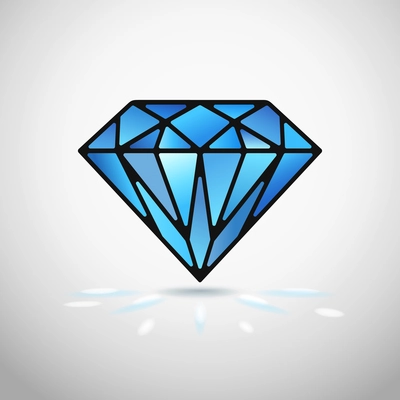 Abstract diamond icon or symbol vector illustration