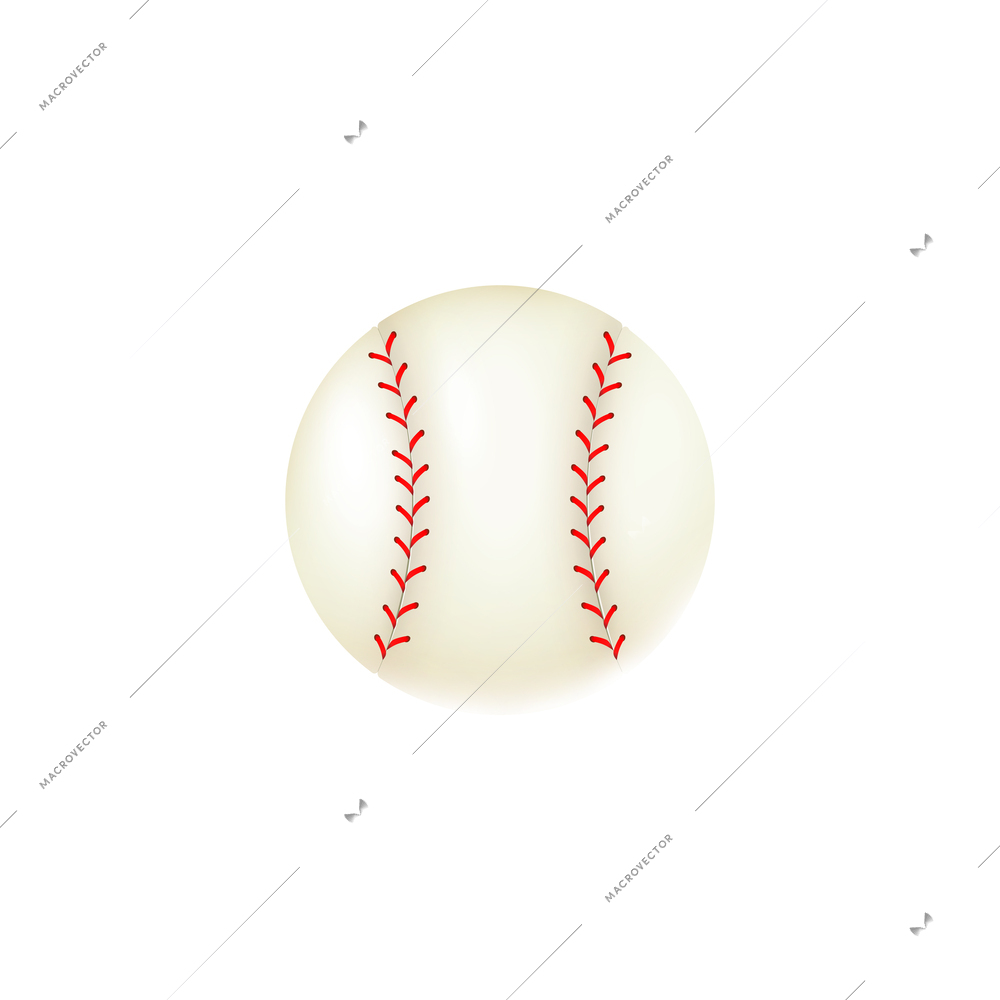 Realistic sport composition with isolated image of athletic accessory on blank background vector illustration