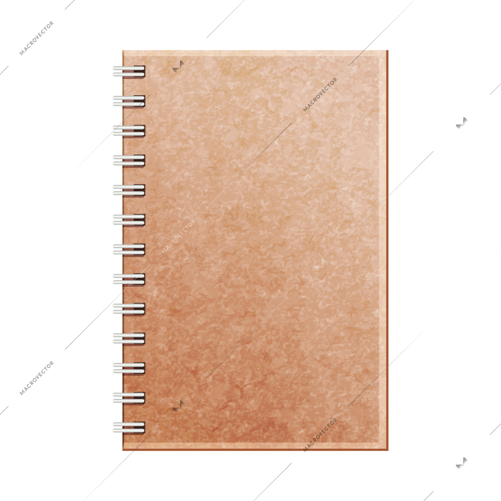 Diary photo album memories composition with isolated image of accessory on blank background vector illustration