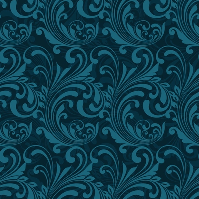 Dark blue ornamental seamless pattern background vector illustration