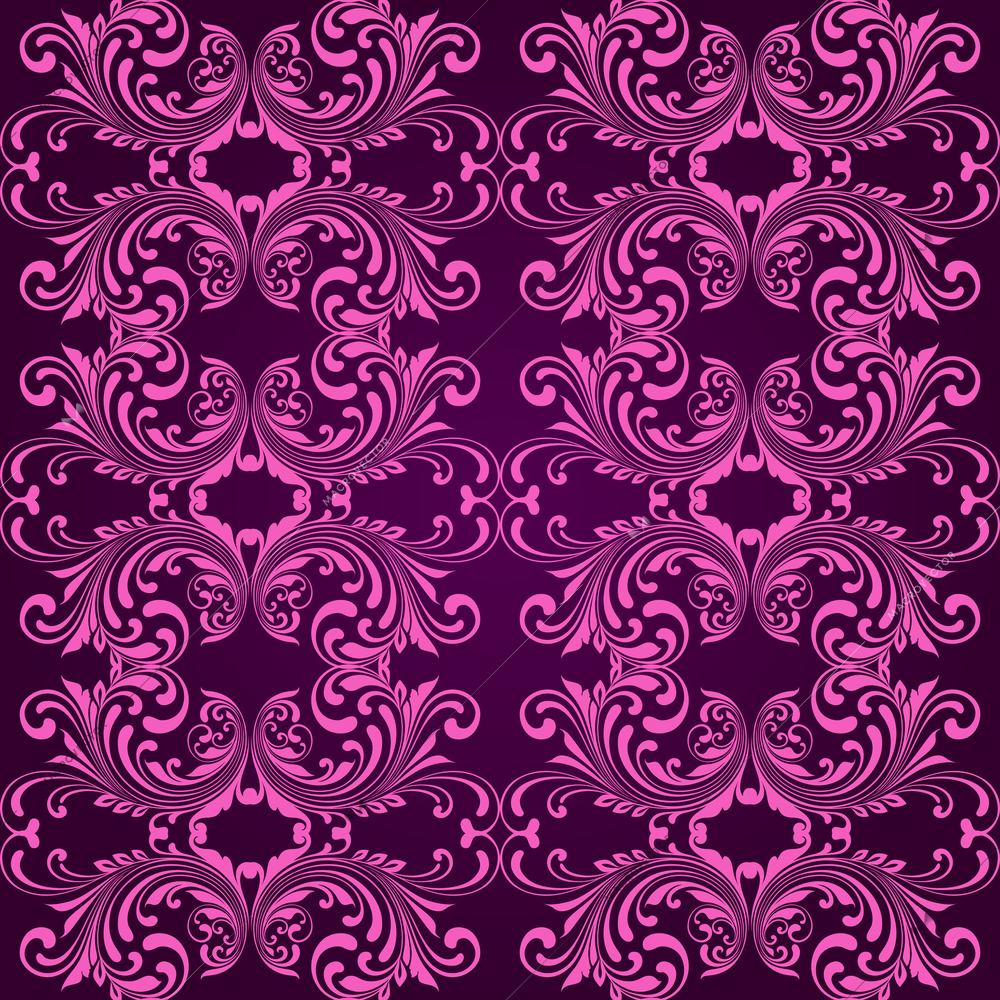 Vertical purple ornamental seamless pattern background vector illustration