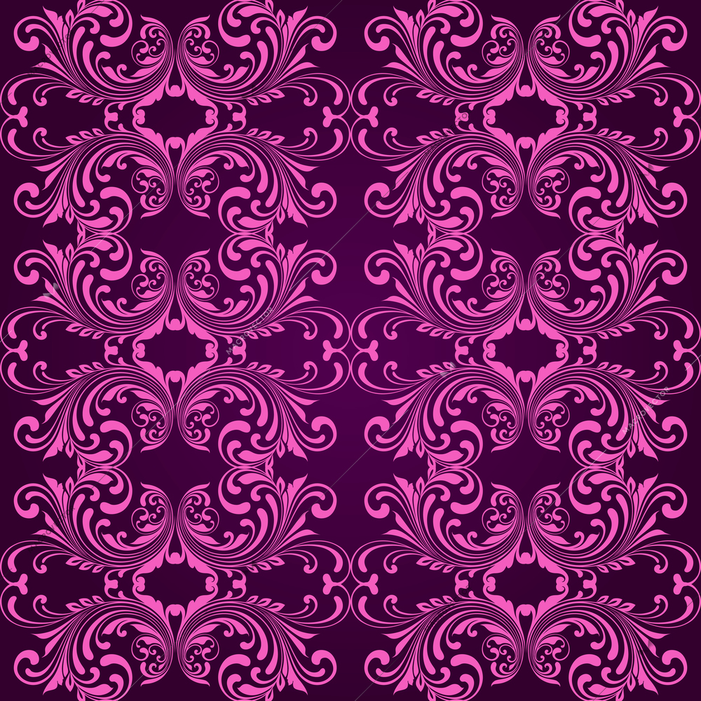 Vertical purple ornamental seamless pattern background vector illustration