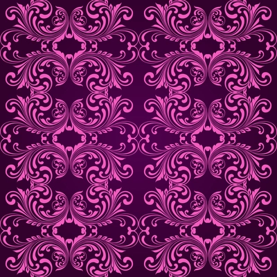 Vertical purple ornamental seamless pattern background vector illustration