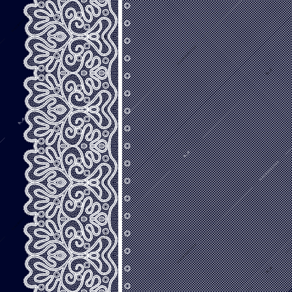 Luxury fashionable textile decorative ornament lace decorative background vector illustration