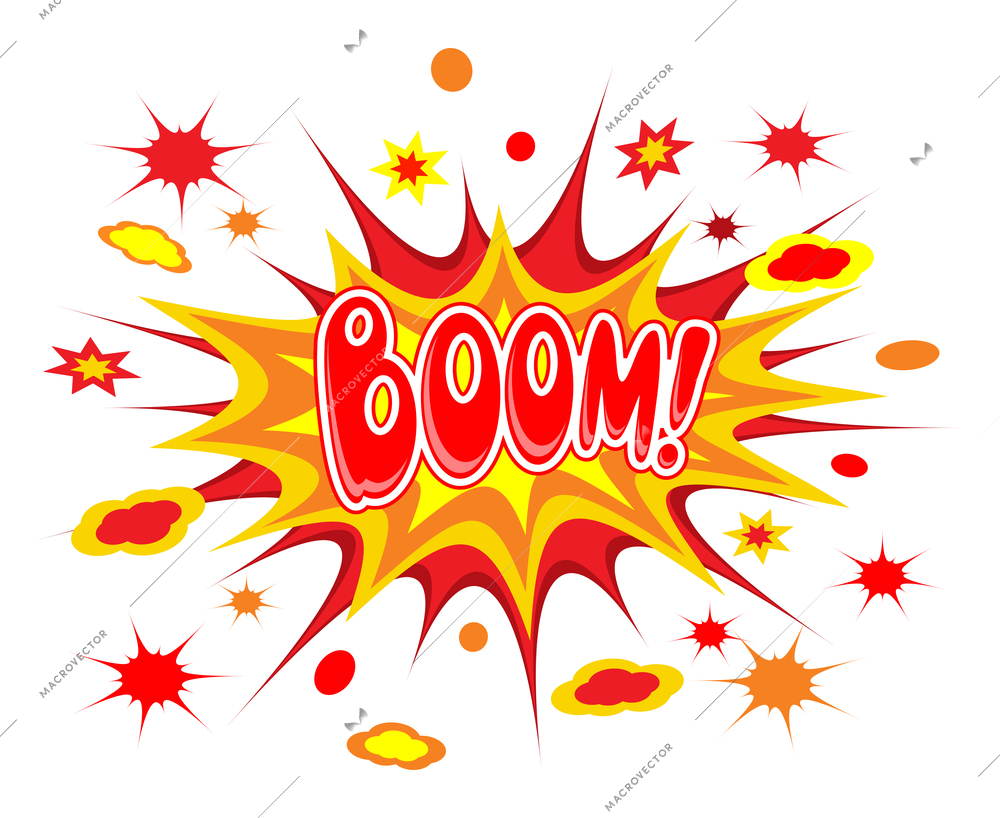 Boom comics icon vector illustration