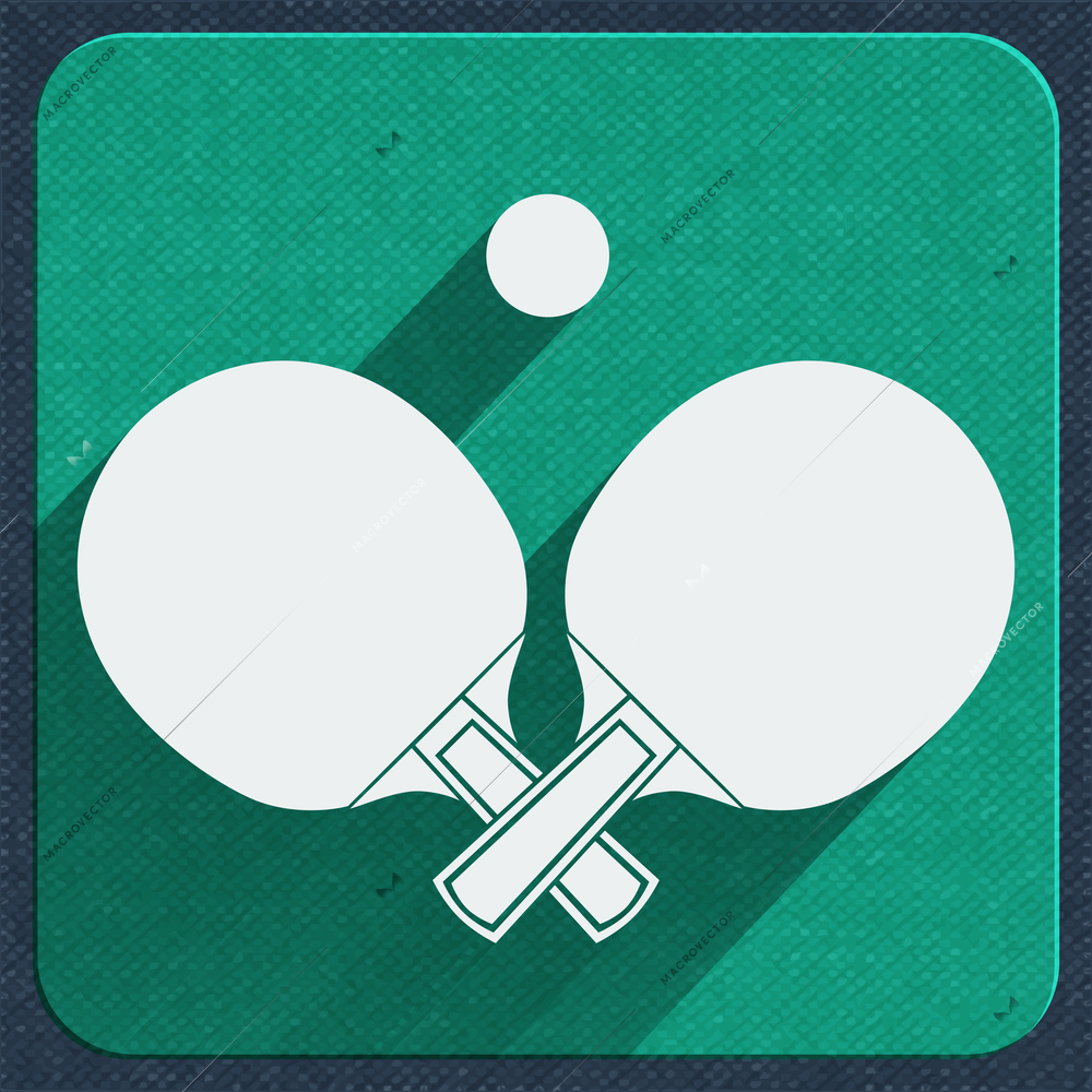 Table tennis with ball spotrs icon vector illustration