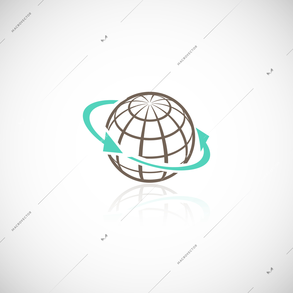 Global networking connection sphere social media worldwide concept vector illustration