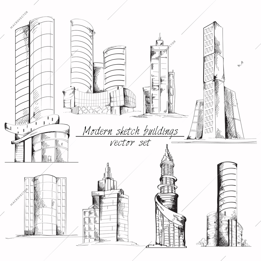 Modern 3d urban building with architectural elements isometric isolated vector illustration.