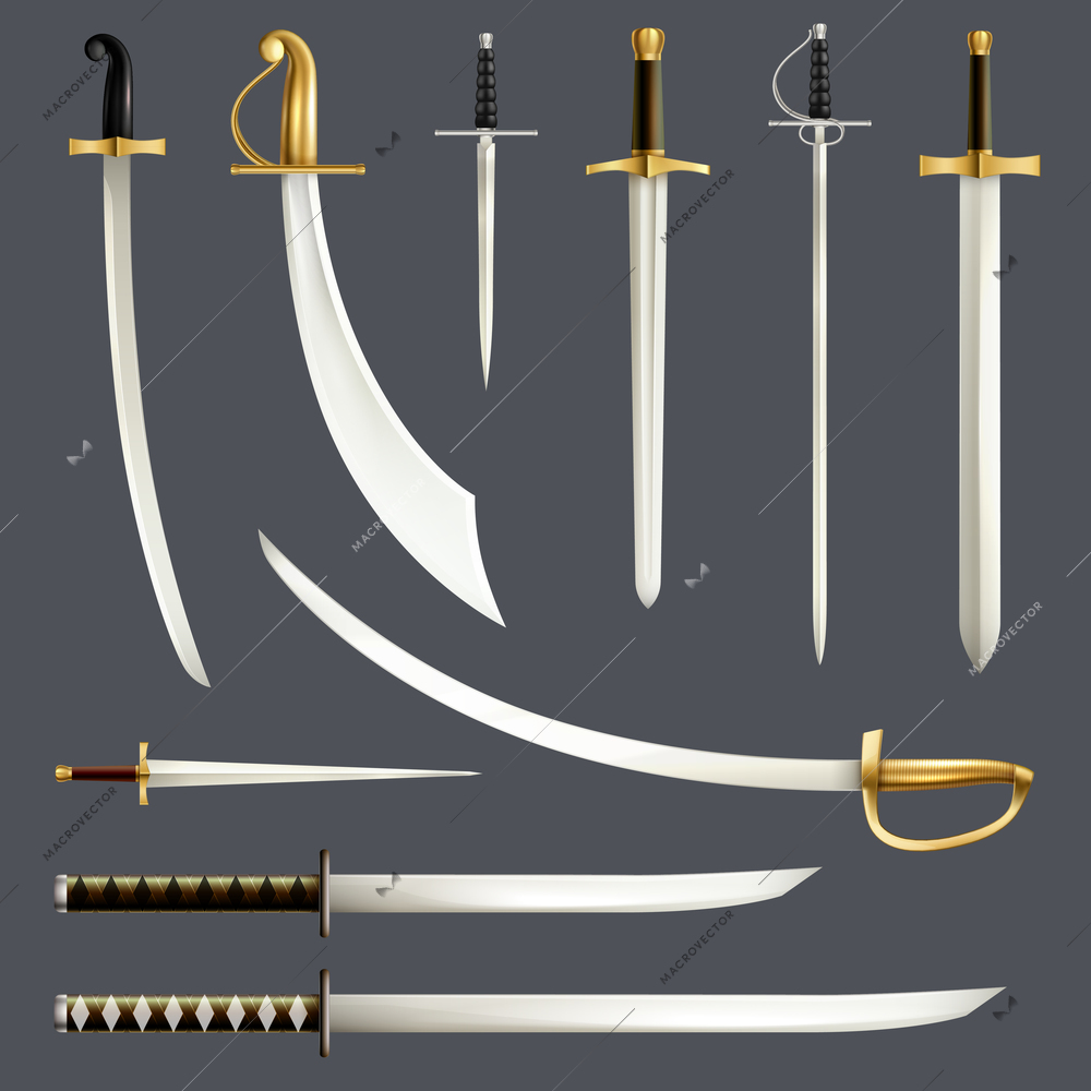 curved sword types