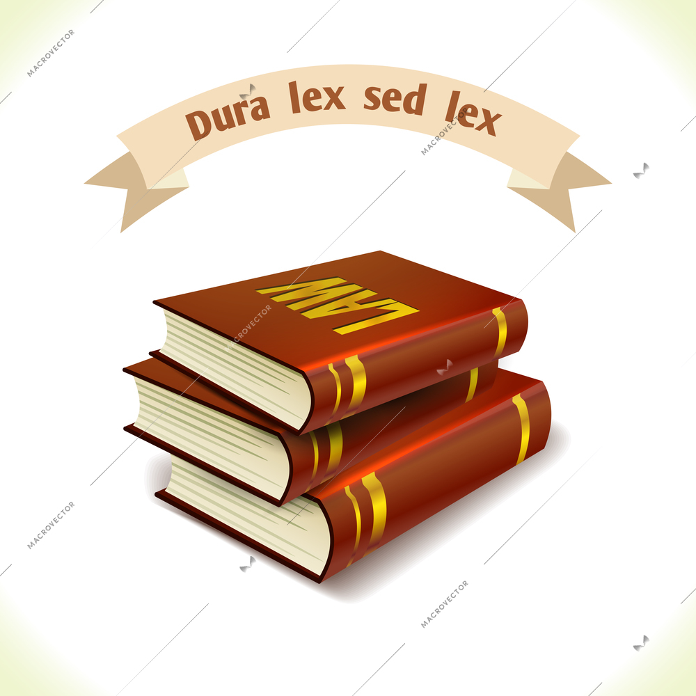 Law icon books stack isolated on white background vector illustration.