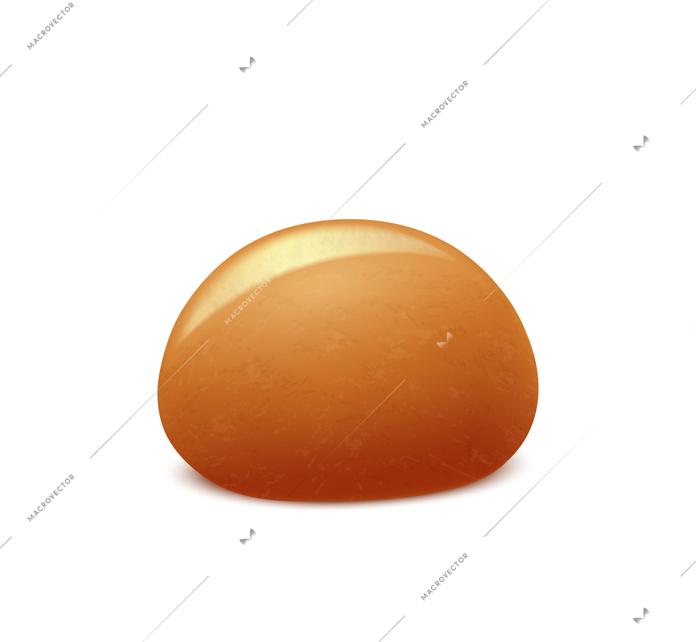 Realistic clipart with loaf of bread vector illustration