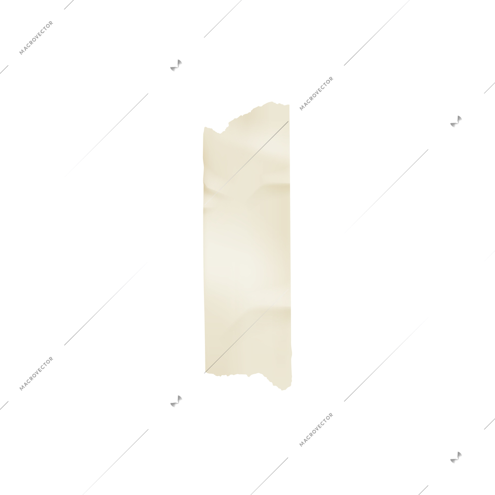 Sticky adhesive tape realistic with tape of white colors vector illustration