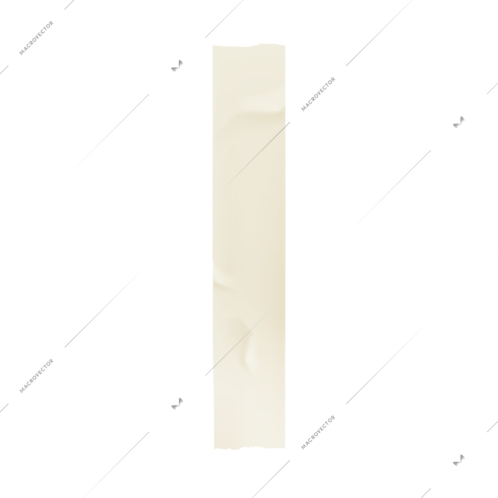 Sticky adhesive tape realistic with tape of white colors vector illustration