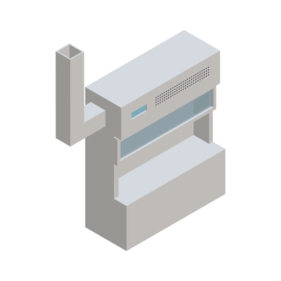 Pharmaceutical production with medical laboratory appliances vector illustration