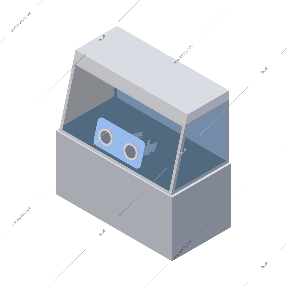 Pharmaceutical production with medical laboratory appliances vector illustration