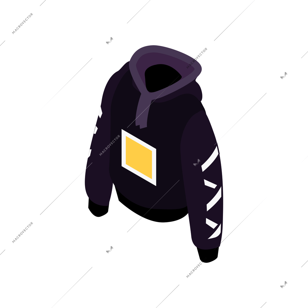 Isometric online shopping fashion clothes with pullover vector illustration