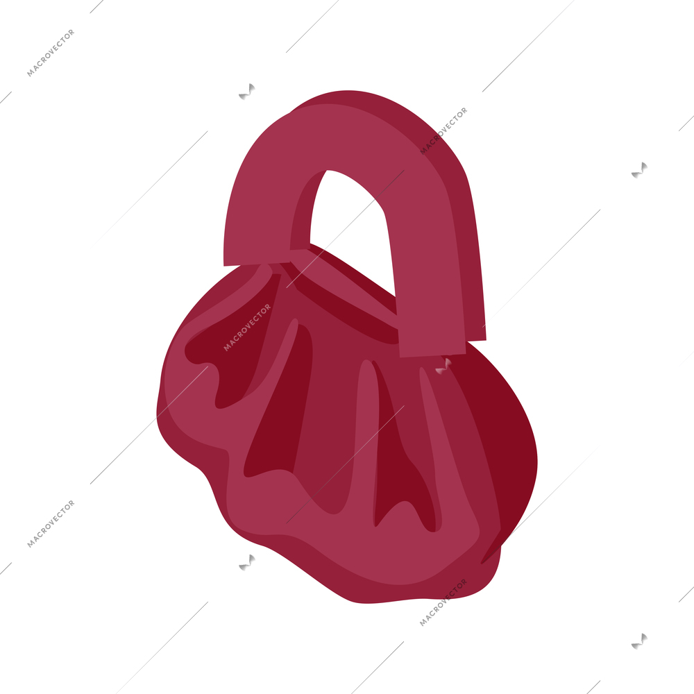 Isometric online shopping with fashion bag vector illustration