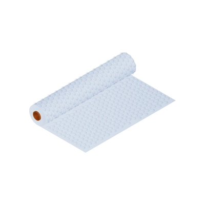 White blank wrapping paper roll 3d isometric vector illustration