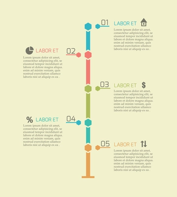 Infographic timeline chart design elements vector illustration