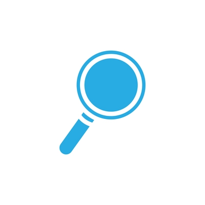 Search flat icon for social media vector illustration