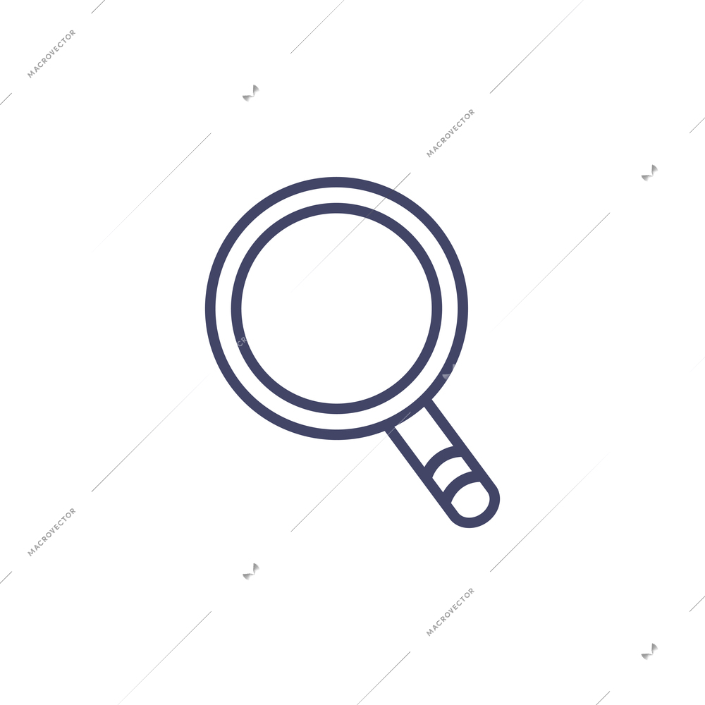 Search sign flat icon vector illustration