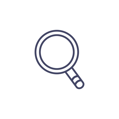 Search sign flat icon vector illustration