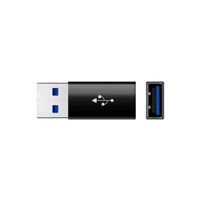 Composition with realistic image of usb mass storage drive with usb 3 super speed port vector illustration