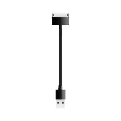 Composition with realistic image of adapter cable for mobile devices vector illustration