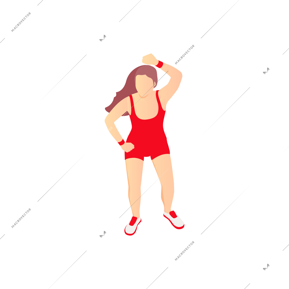 Tv talent show composition with female character of dancing white woman vector illustration