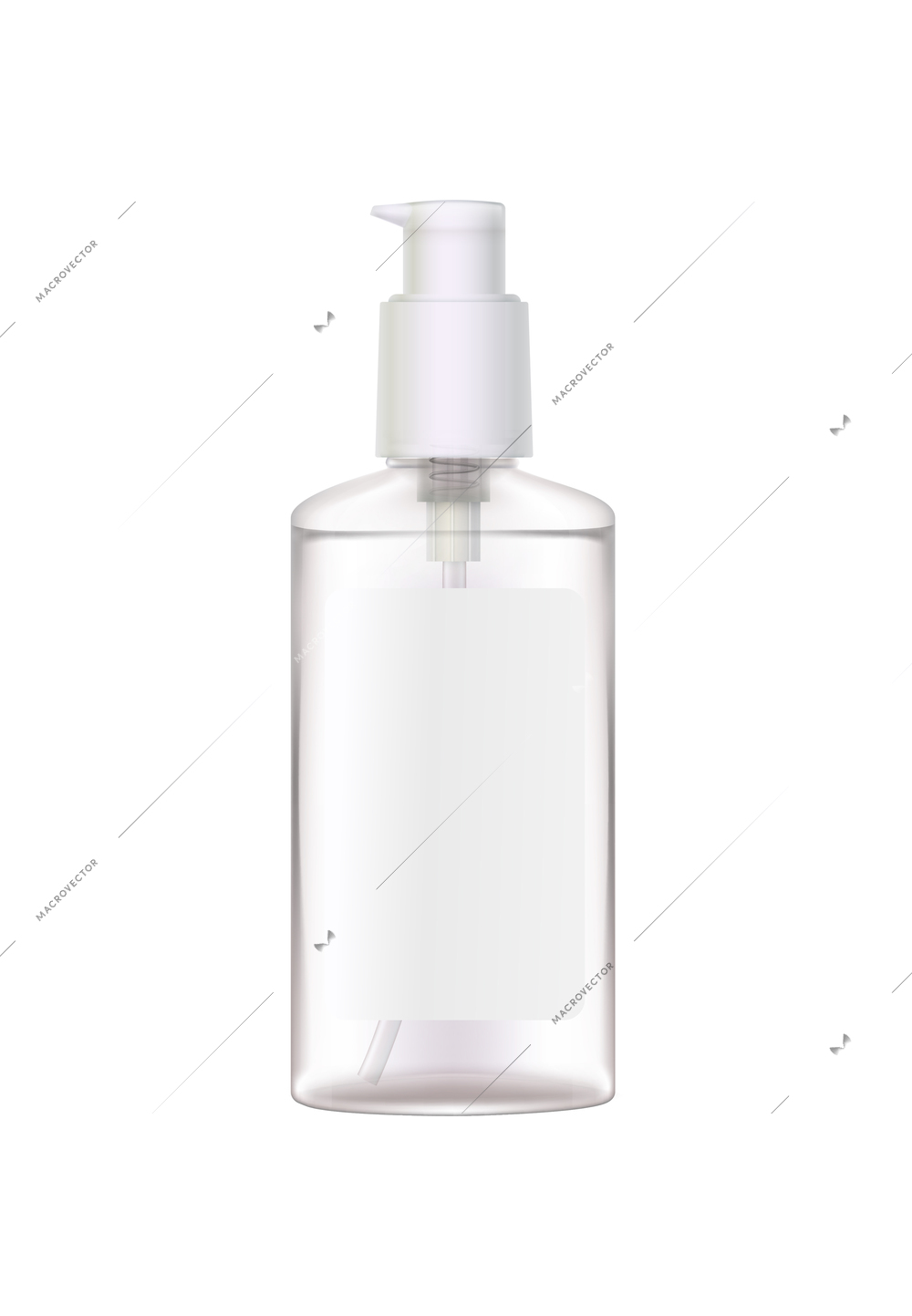 Hand sanitizer composition with realistic image of antivirus aerosol dispenser spray bottle vector illustration