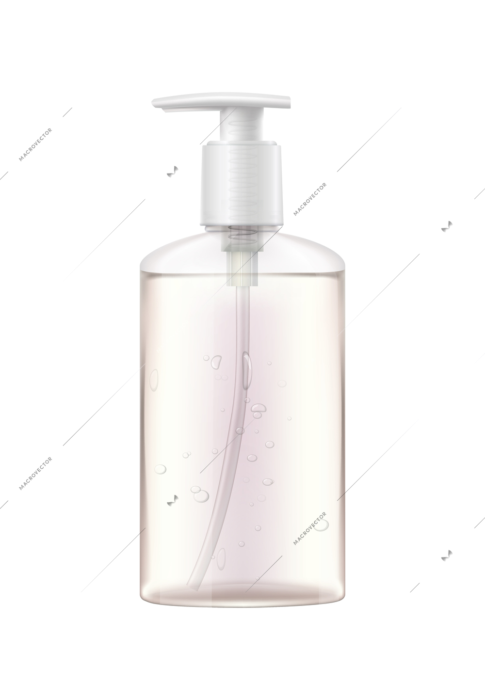 Hand sanitizer composition with realistic image of antivirus aerosol dispenser spray bottle vector illustration