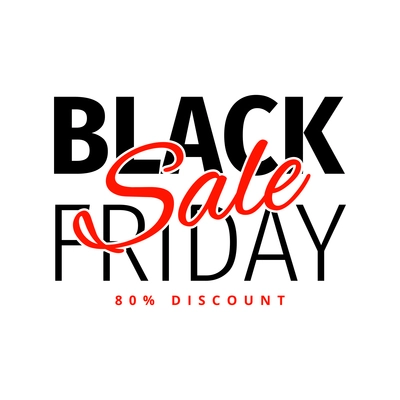 Black friday and cyber monday sale badges composition with editable ornate text vector illustration