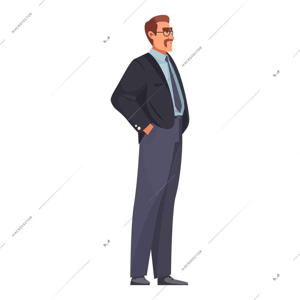 Law justice composition with doodle male character of attorney vector illustration