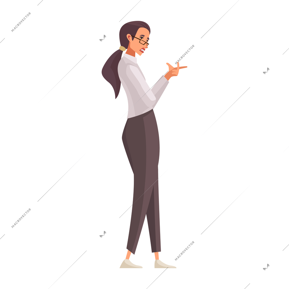 Law justice composition with doodle female character of attorney vector illustration