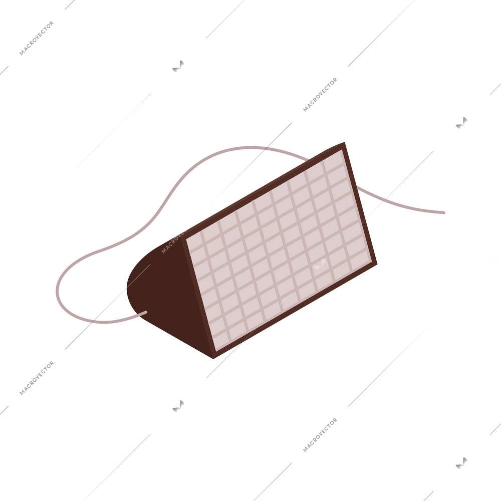Floor concert speaker isometric icon 3d vector illustration