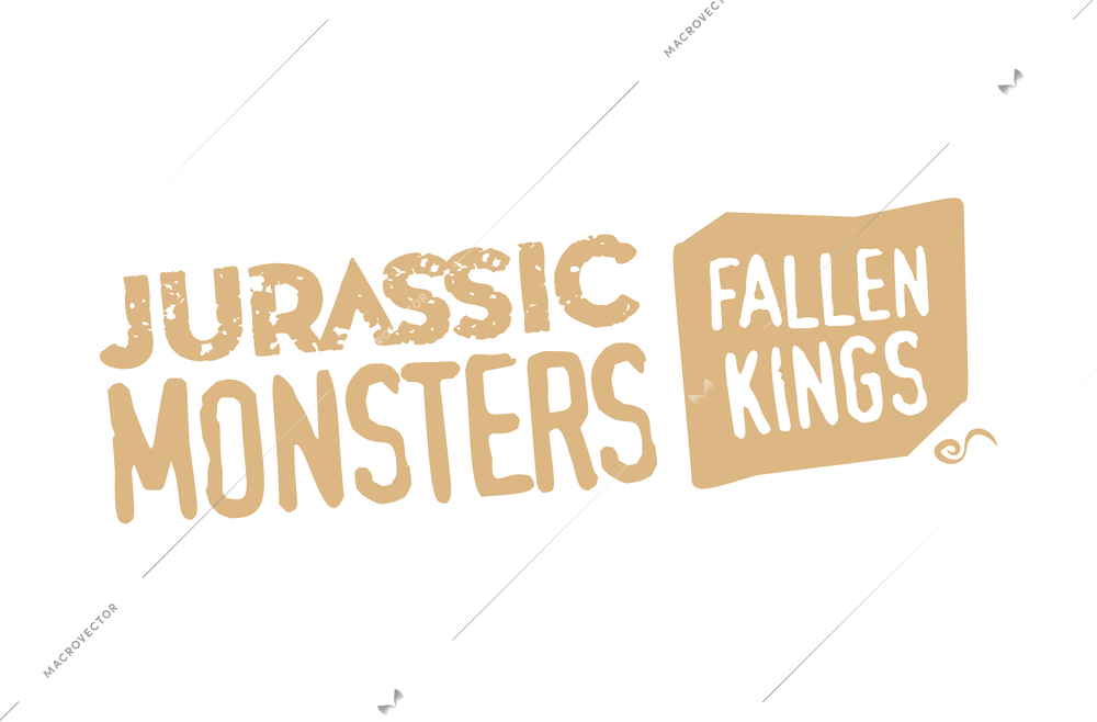 Jurassic monster giant ancient dinosaur composition with editable text vector illustration