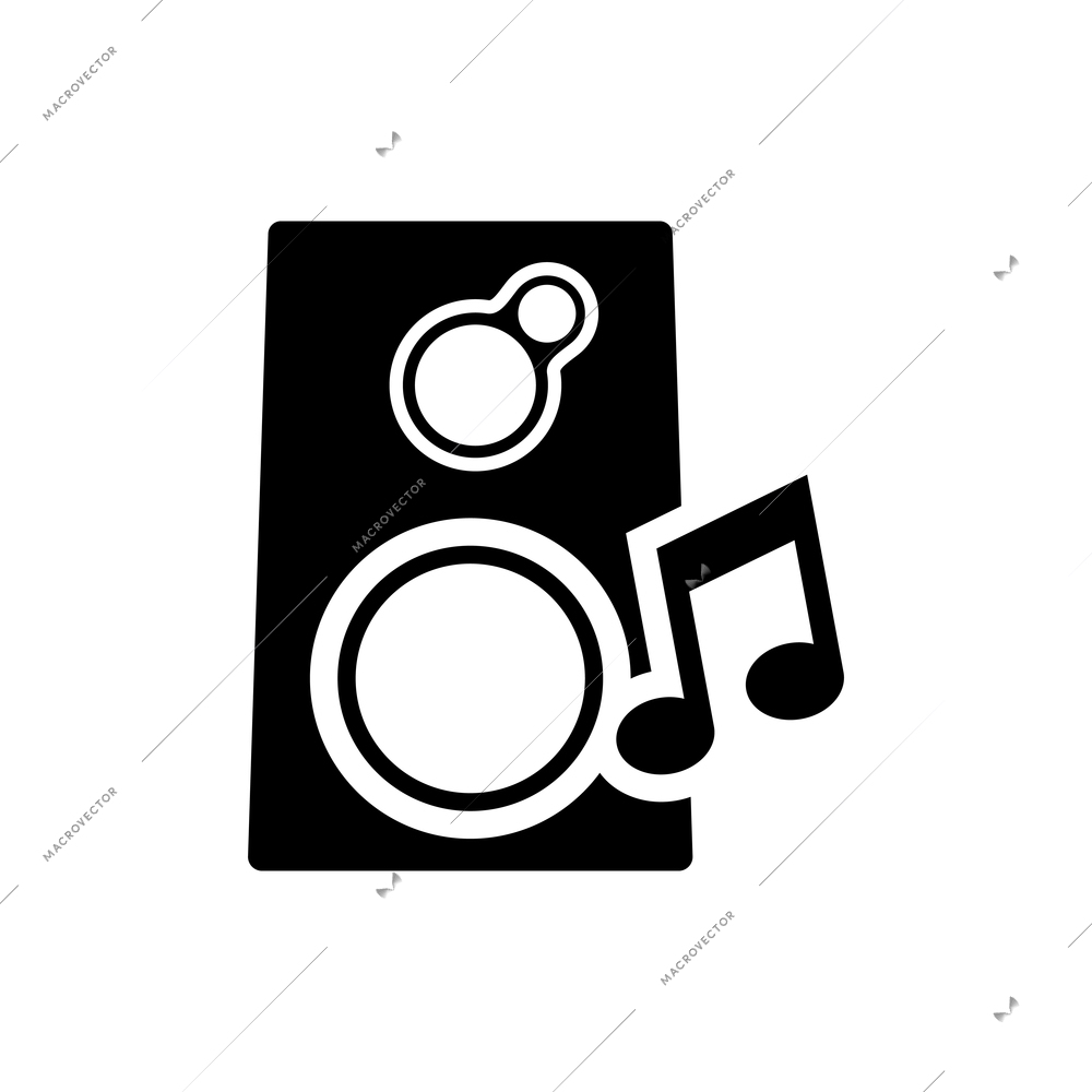 Party icons composition with isolated monochrome festive pictogram on blank background vector illustration