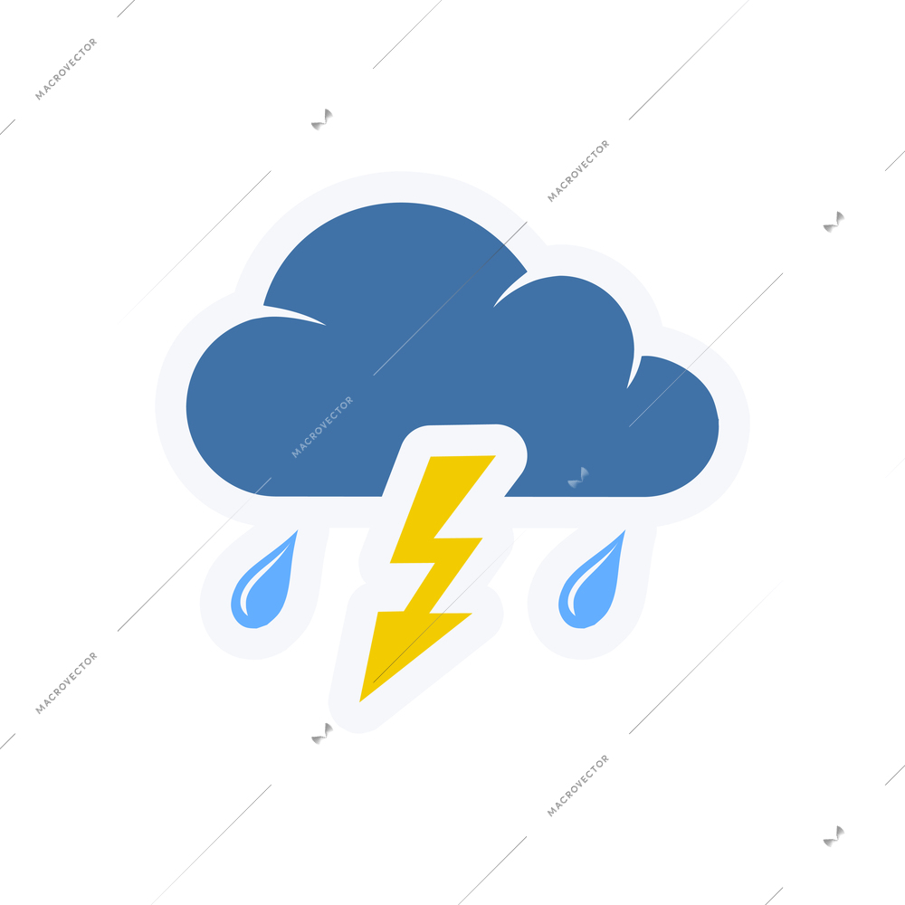 Weather icons composition with isolated pictogram on blank background vector illustration