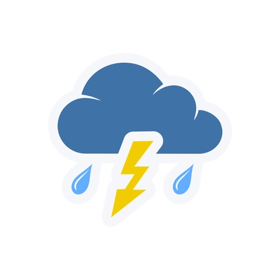 Weather icons composition with isolated pictogram on blank background vector illustration