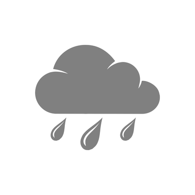 Weather icons composition with isolated monochrome pictogram on blank background vector illustration