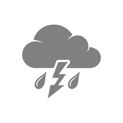 Weather icons composition with isolated monochrome pictogram on blank background vector illustration