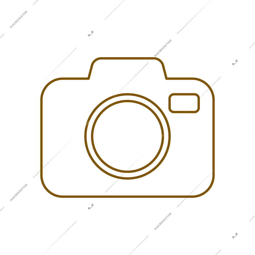 Generic travel composition with contour travel icon on blank background vector illustration