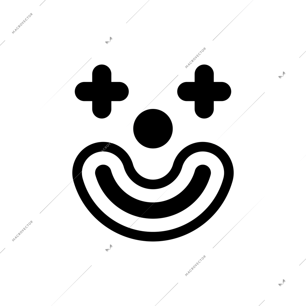 Party icons composition with isolated monochrome festive pictogram on blank background vector illustration