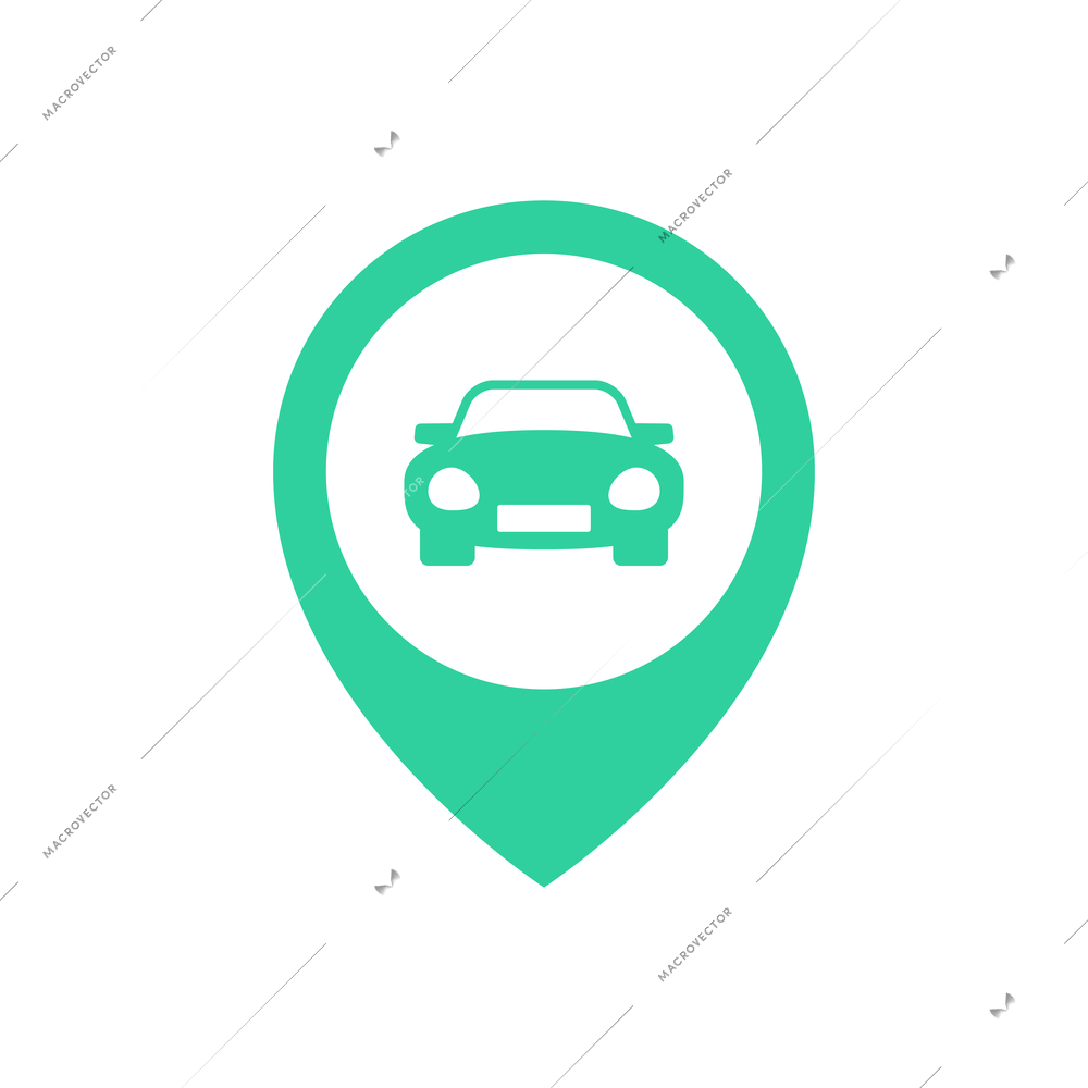 Location icon composition with isolated colorful contour sign with pictogram inside vector illustration