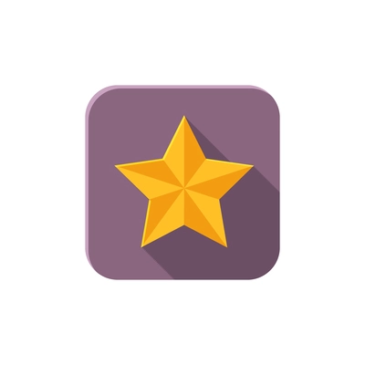 Social media composition with square shaped icon with golden star image vector illustration