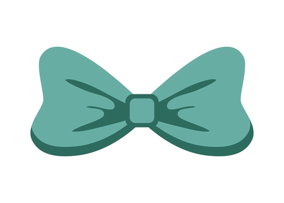 Colored hipster bow tie cartoon icon vector illustration