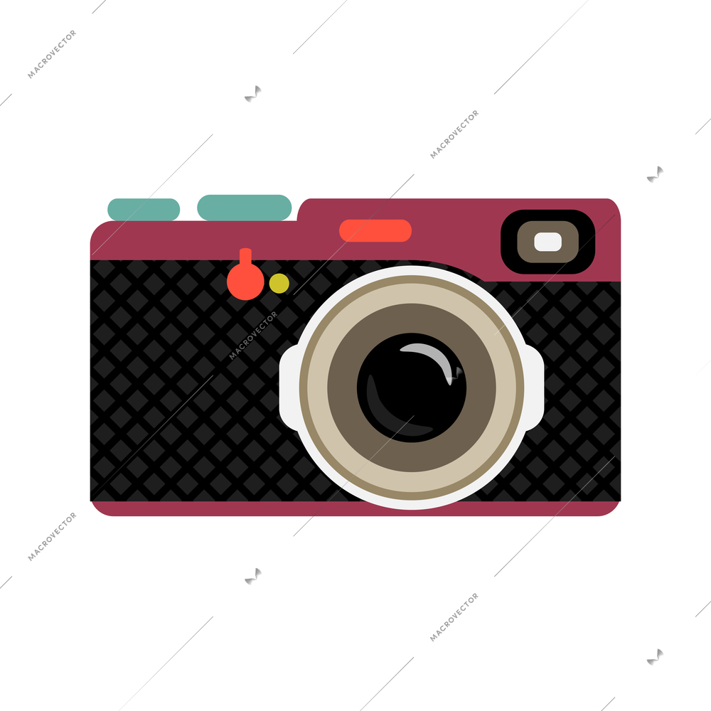 Cartoon icon with retro hipster photo camera vector illustration