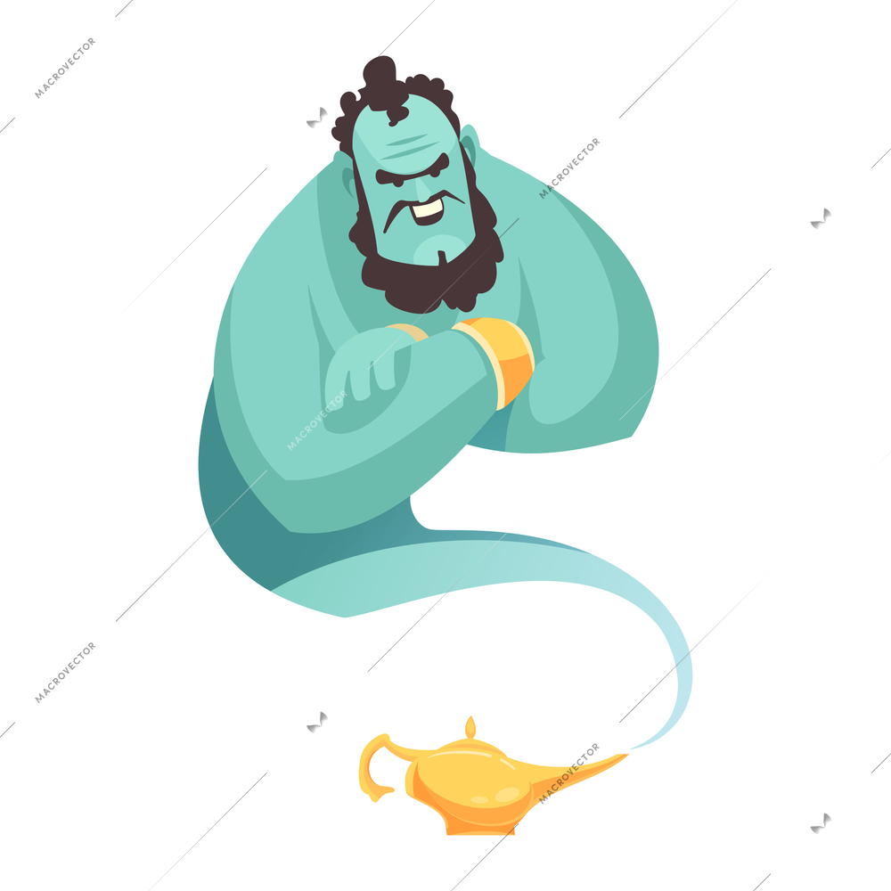 Greek gods mythical creatures composition with isolated character of creature vector illustration